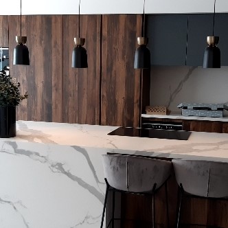 Cocina en dos colores
